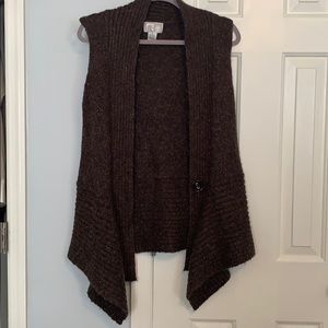 XL Sleeveless Brown Vest